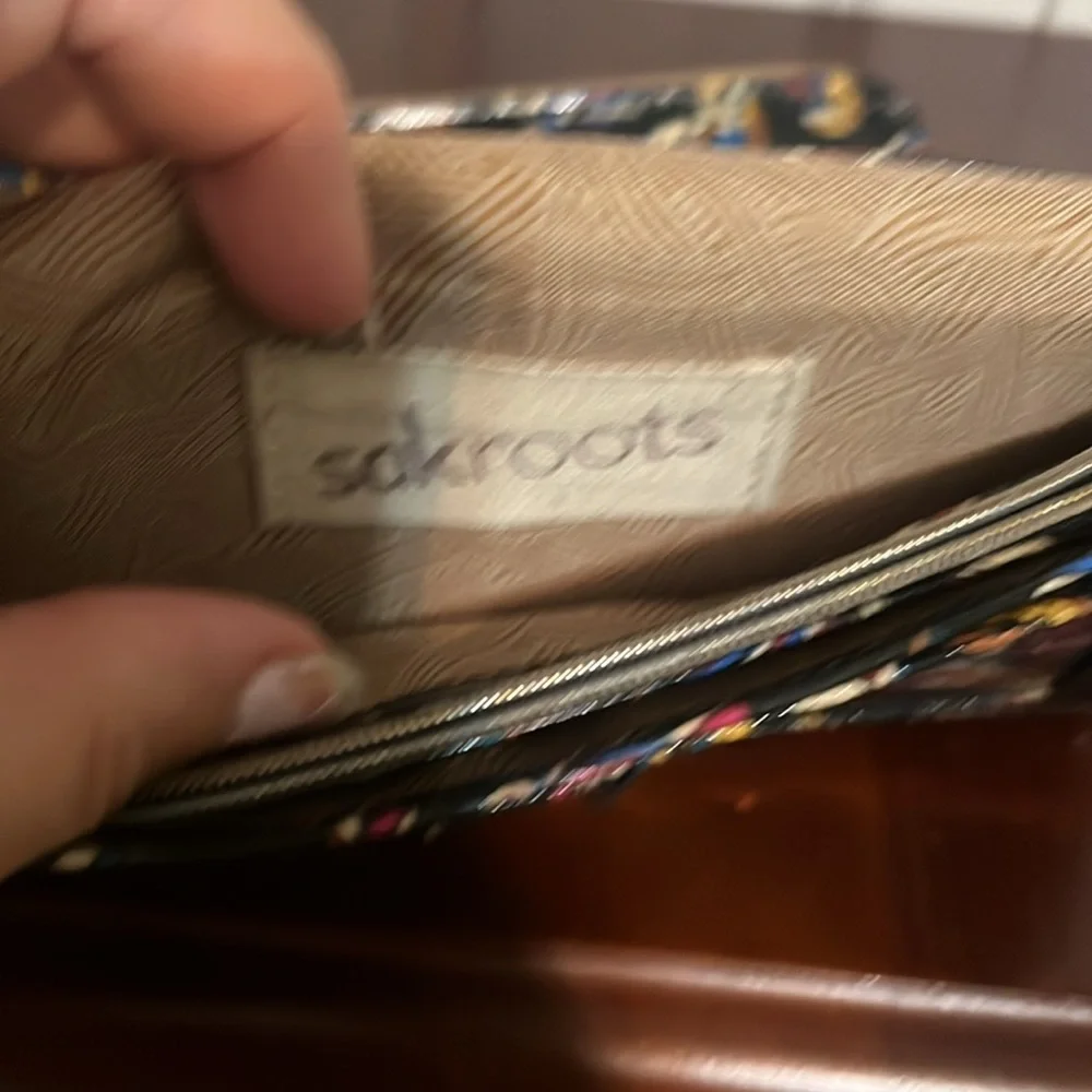 Sakroots Artist Circle Trifold Multicolor Bird Peace Canvas Women's Wallet